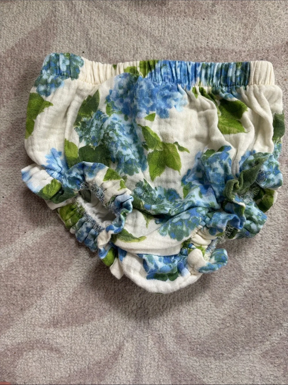 Angel Dear Muslim Watercolor Hydrangeas Set 12-18 mos